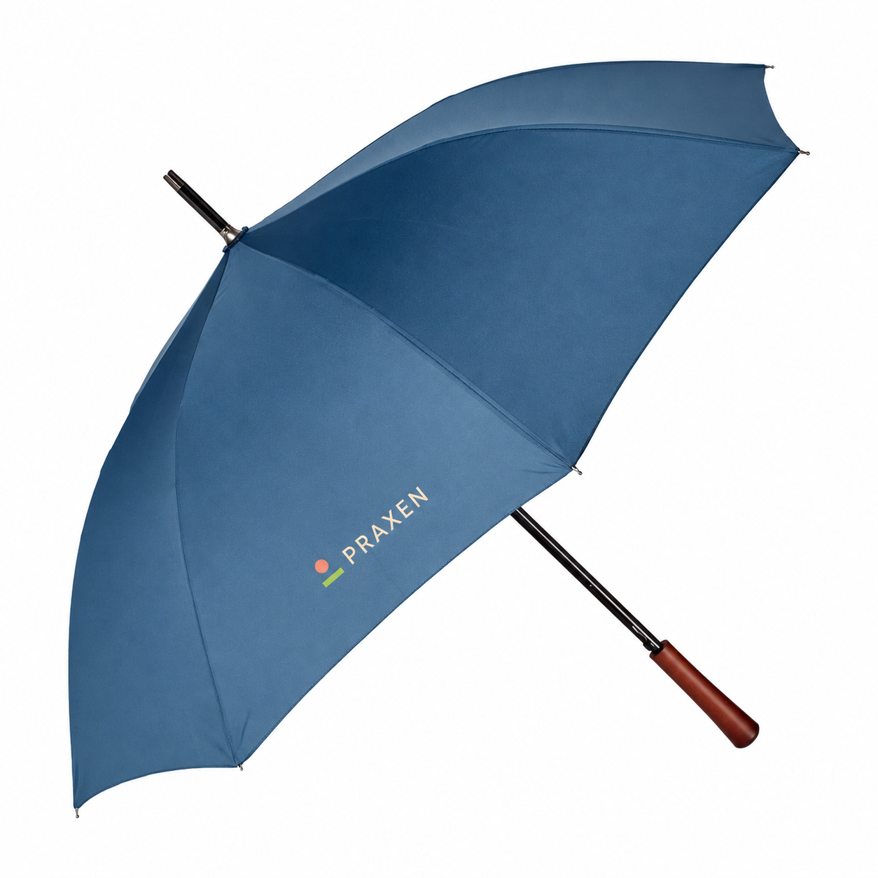Redwood Umbrella (1 Imprint) — Original artwork concept — representative placed panel imprint. Colors and visible imprint locations are illustrative; selected SKU specifications govern