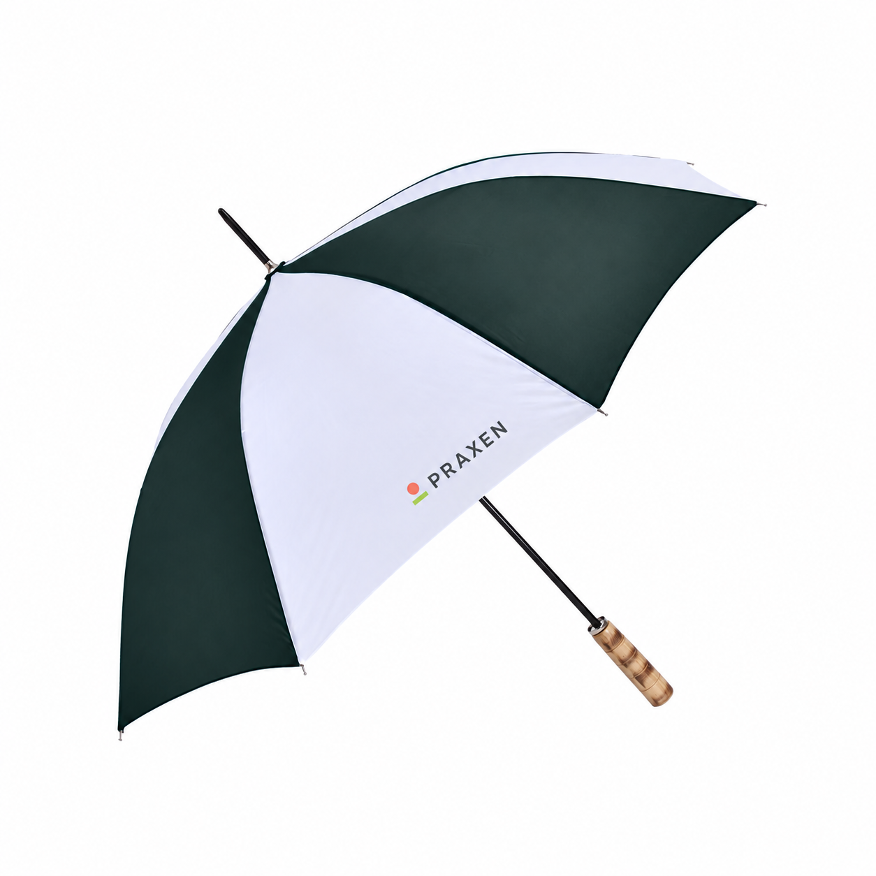 Sport & Street Umbrella (1 Imprint) — Original artwork concept — representative placed panel imprint. Colors and visible imprint locations are illustrative; selected SKU specifications govern
