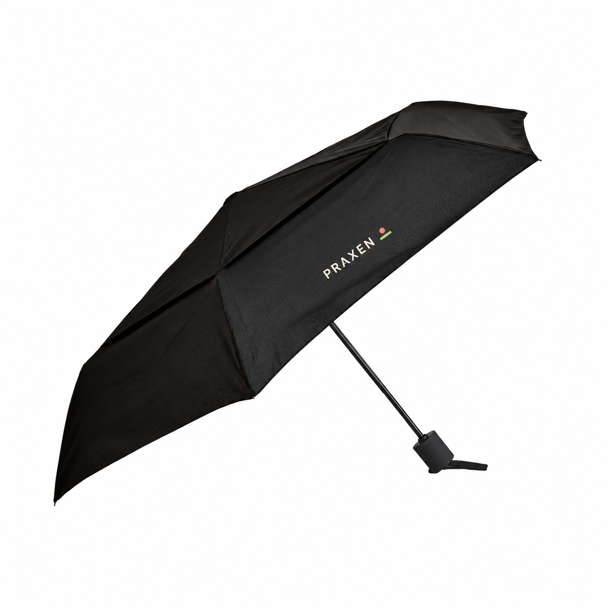 Super Flat Mini Umbrella (1 Imprint) — Original artwork concept — representative placed panel imprint. Colors and visible imprint locations are illustrative; selected SKU specifications govern