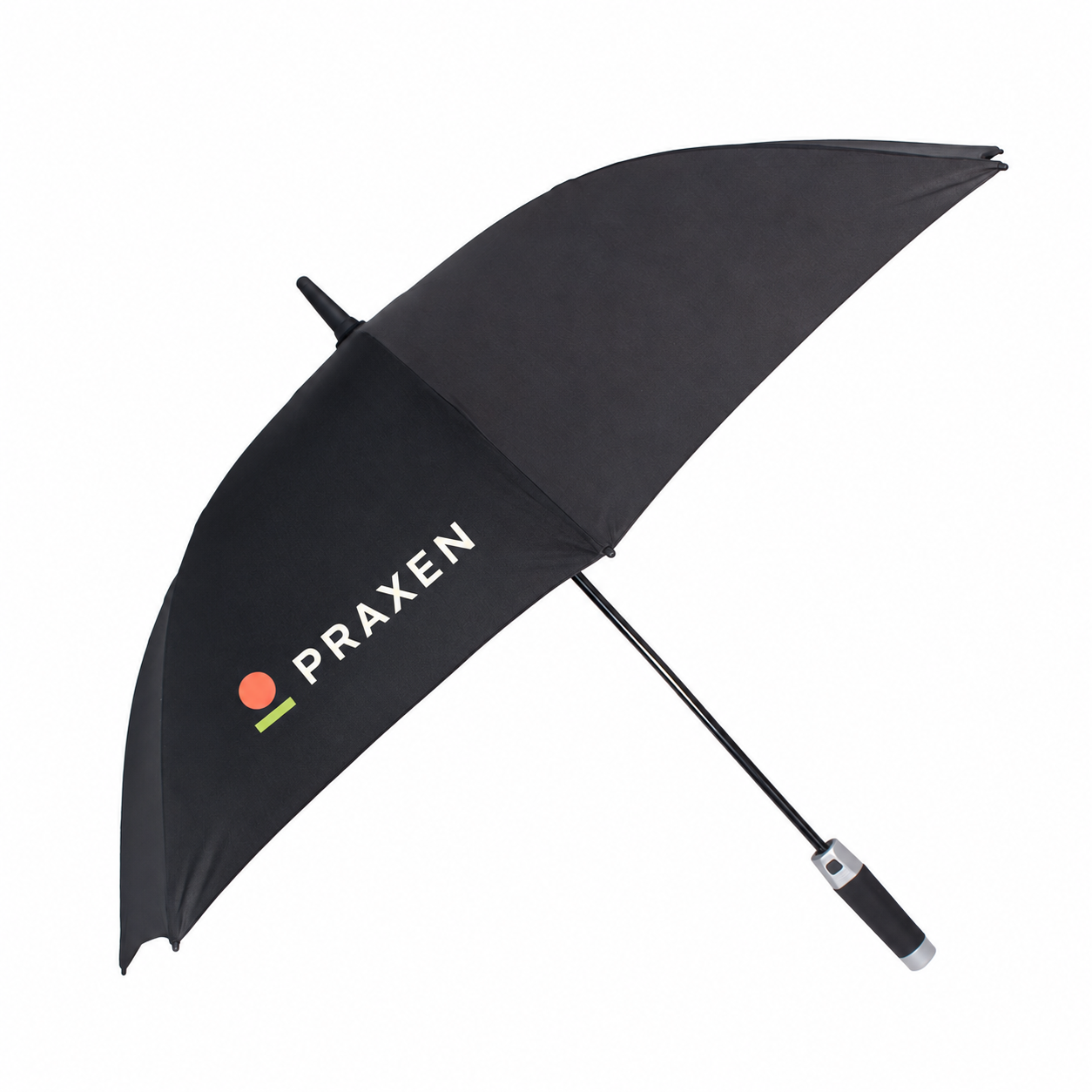 JingleBrella™ (1 Imprint) — Original artwork concept — representative placed panel imprint. Colors and visible imprint locations are illustrative; selected SKU specifications govern