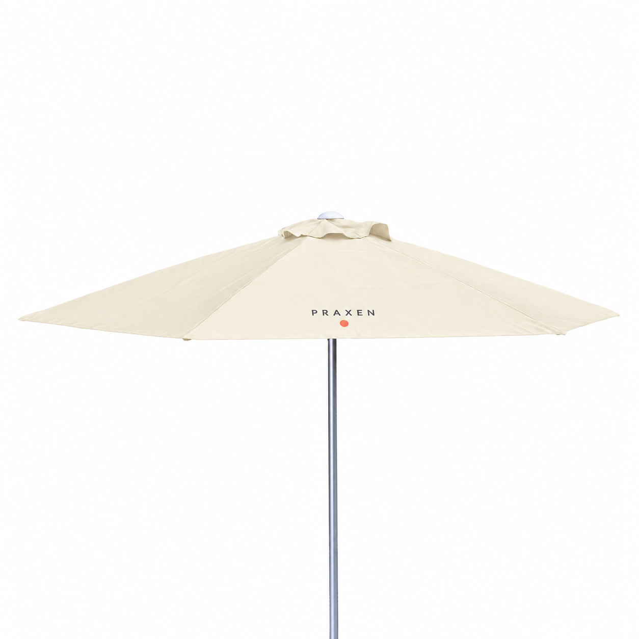7' Market Umbrella Kit (1 Imprint) — Original artwork concept. Colors and imprint-location count are illustrative; selected SKU specifications govern. Canopy/artwork view retains source pole crop; lower pole end and base are not shown.